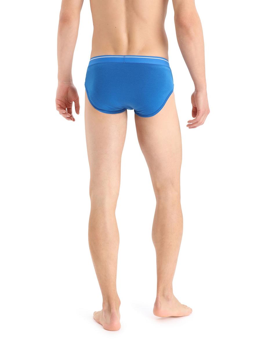 Icebreaker Merino Anatomica Briefs Férfi Fehérnemű Kék | HU 1296ZUTG